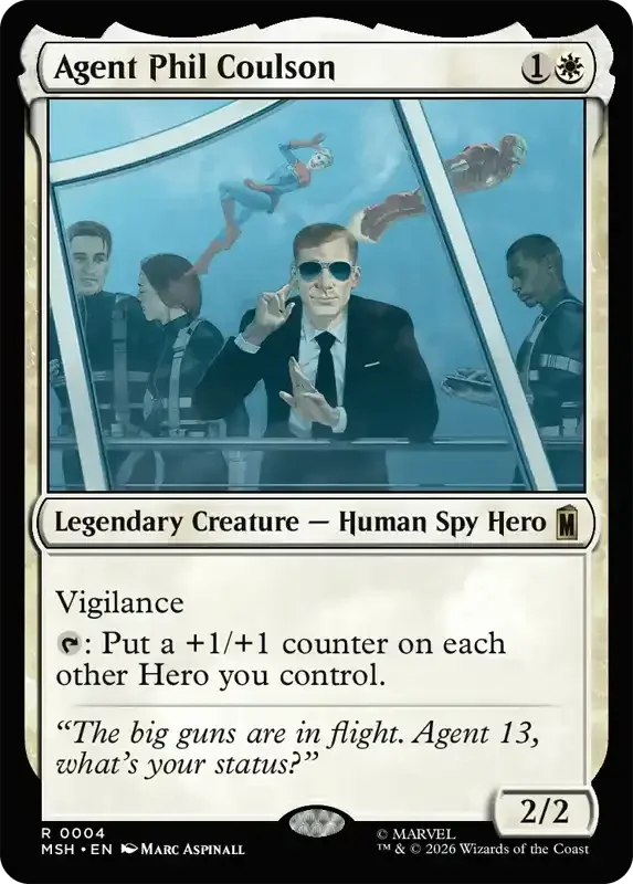 Marvel Super Heroes Set List - Agent Phil Coulson