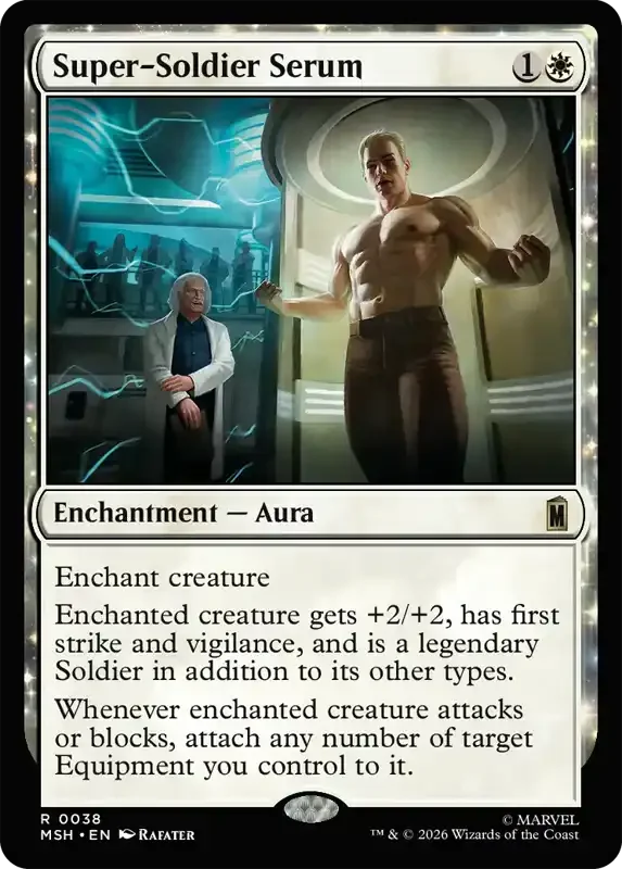 Marvel Super Heroes Set List - Super-Soldier Serum