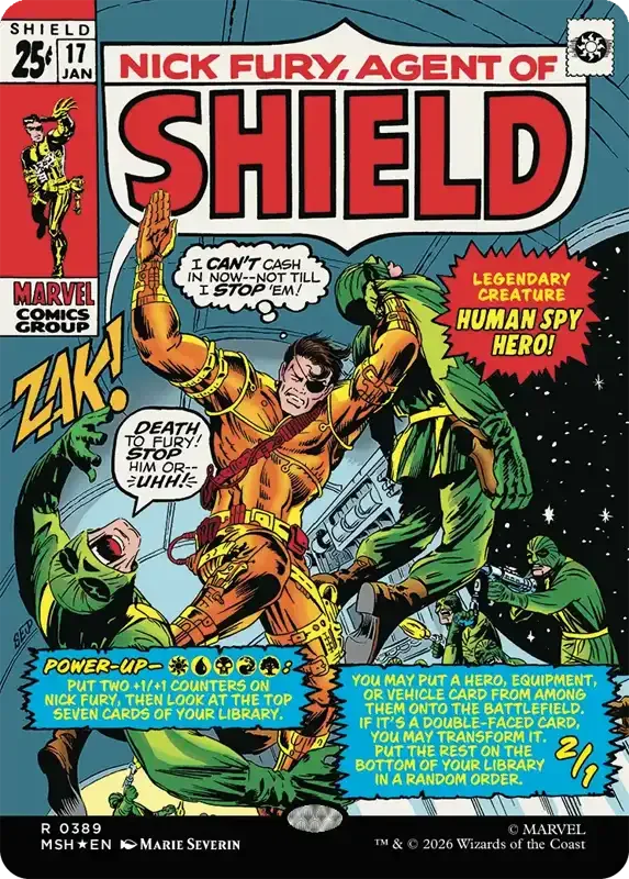 Marvel Super Heroes Set List - Nick Fury, Agent of S.H.I.E.L.D. (Marie Severin)