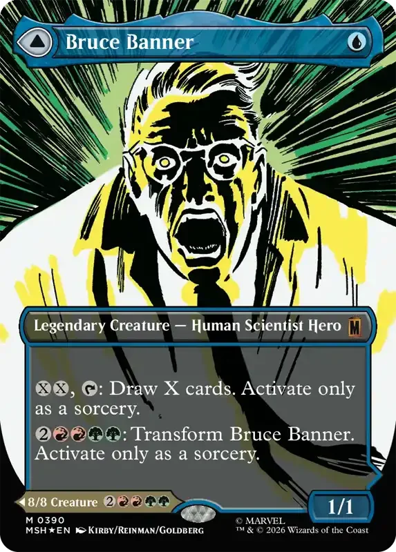 Marvel Super Heroes Set List - Bruce Banner (Kirby/Reinman/Goldberg)
