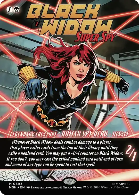 Marvel Super Heroes Set List - Black Widow, Super Spy (Emanuela Lupacchino & Neeraj Menon)