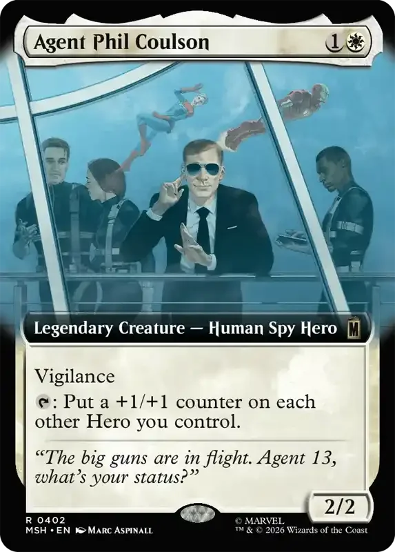 Marvel Super Heroes Set List - Agent Phil Coulson