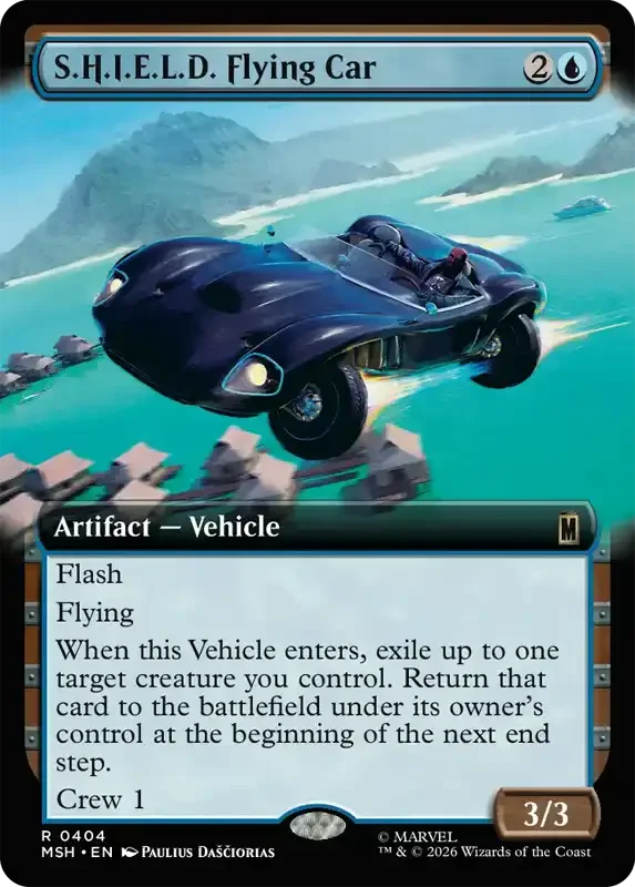 Marvel Super Heroes Set List - S.H.I.E.L.D. Flying Car