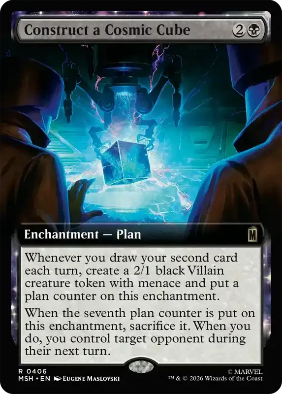 Marvel Super Heroes Set List - Construct a Cosmic Cube