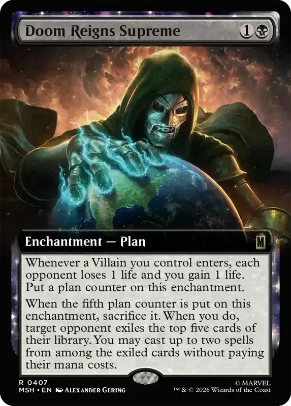 Marvel Super Heroes Set List - Doom Reigns Supreme