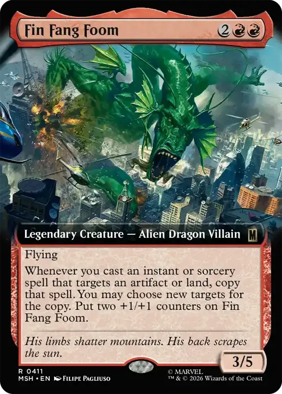 Marvel Super Heroes Set List - Fin Fang Foom