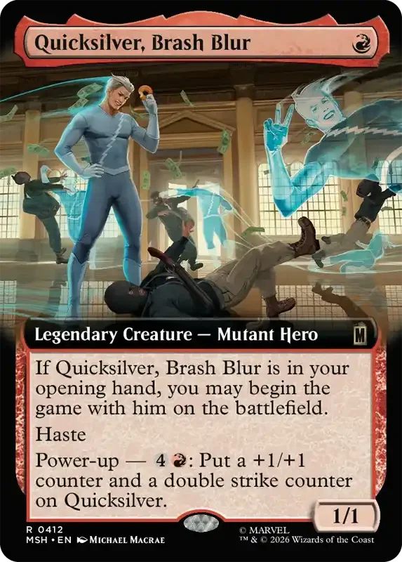 Marvel Super Heroes Set List - Quicksilver, Brash Blur