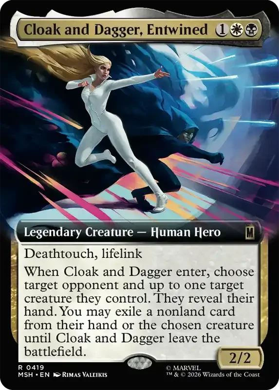 Marvel Super Heroes Set List - Cloak and Dagger, Entwined