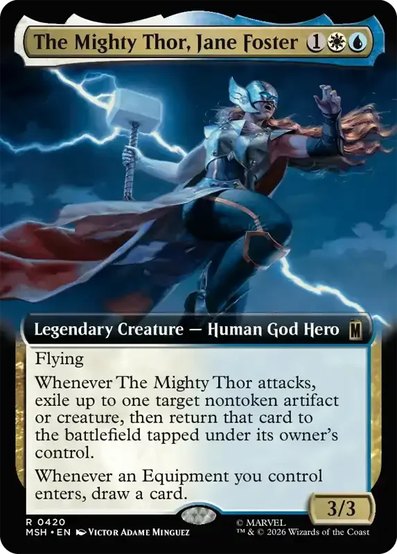 Marvel Super Heroes Set List - The Mighty Thor, Jane Foster