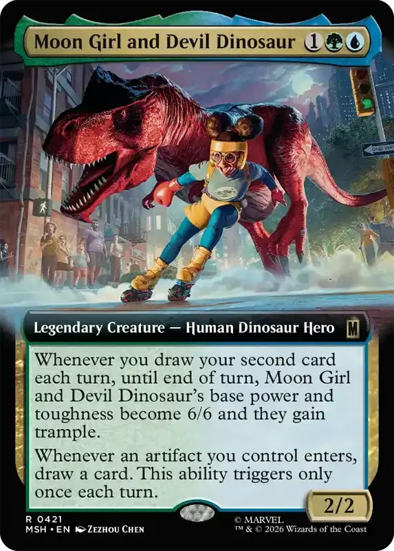 Marvel Super Heroes Set List - Moon Girl and Devil Dinosaur