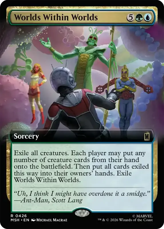Marvel Super Heroes Set List - Worlds Within Worlds