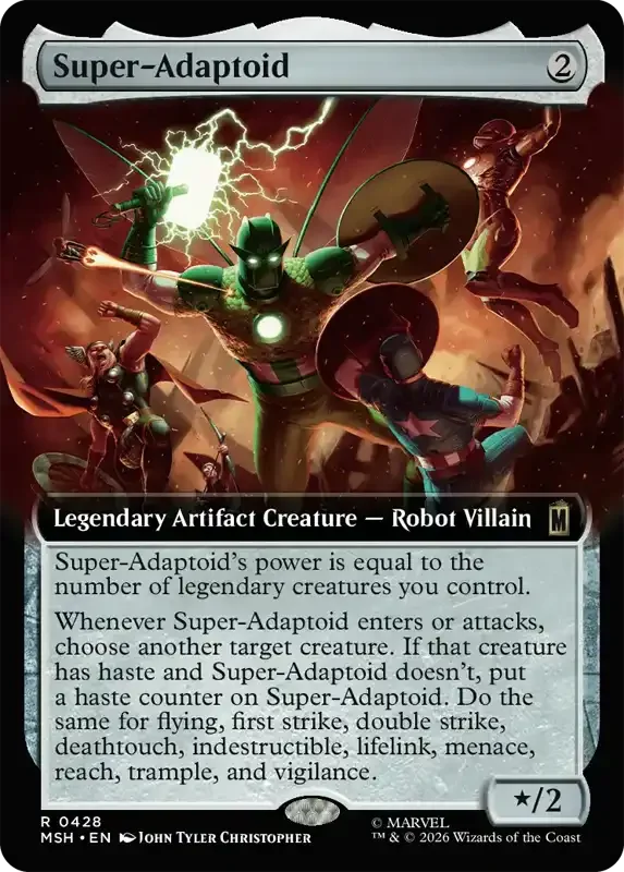 Marvel Super Heroes Set List - Super-Adaptoid