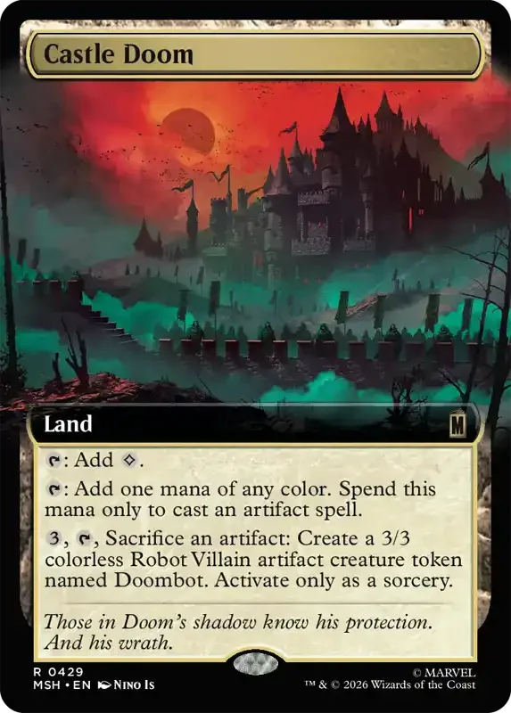 Marvel Super Heroes Set List - Castle Doom