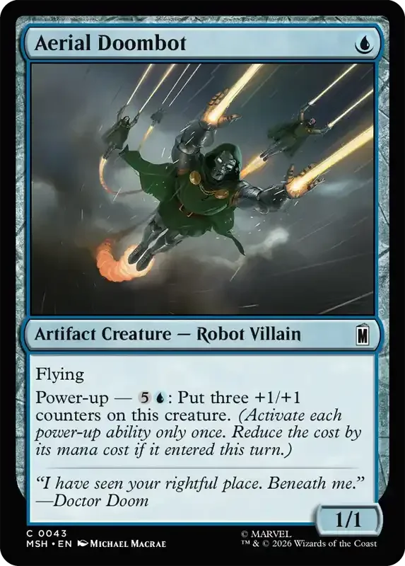 Marvel Super Heroes Set List - Aerial Doombot