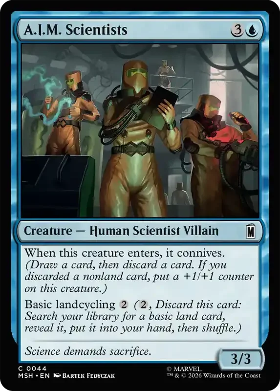 Marvel Super Heroes Set List - A.I.M. Scientists