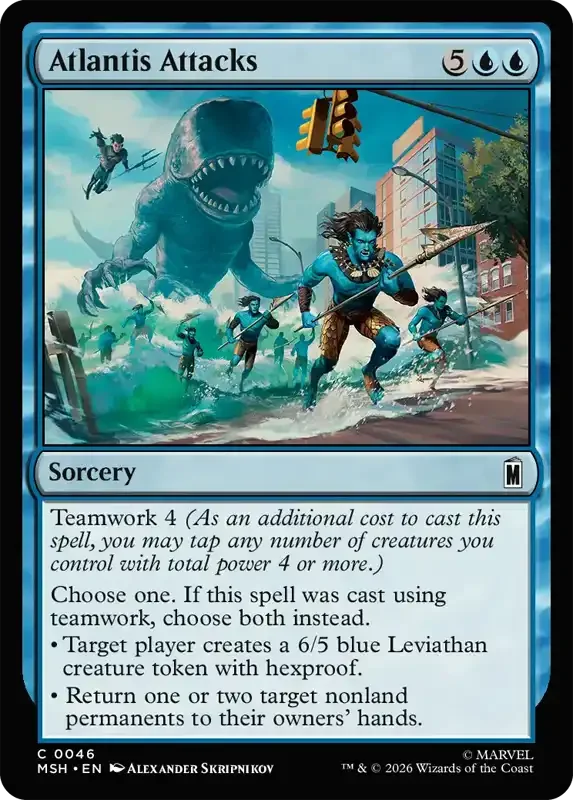 Marvel Super Heroes Set List - Atlantis Attacks