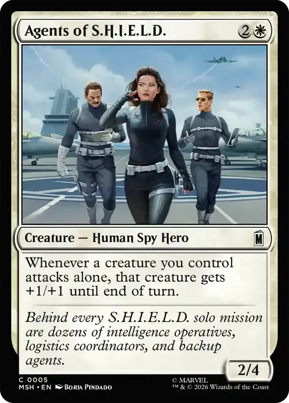 Marvel Super Heroes Set List - Agents of S.H.I.E.L.D.