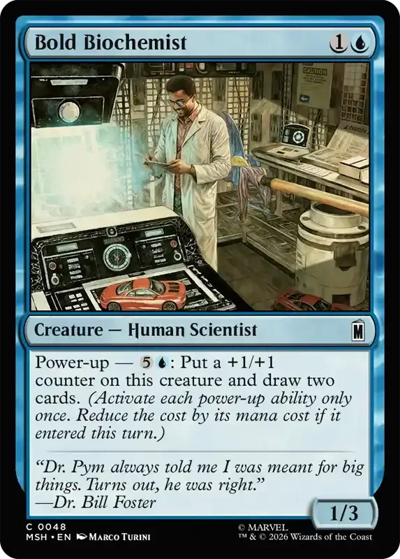 Marvel Super Heroes Set List - Bold Biochemist