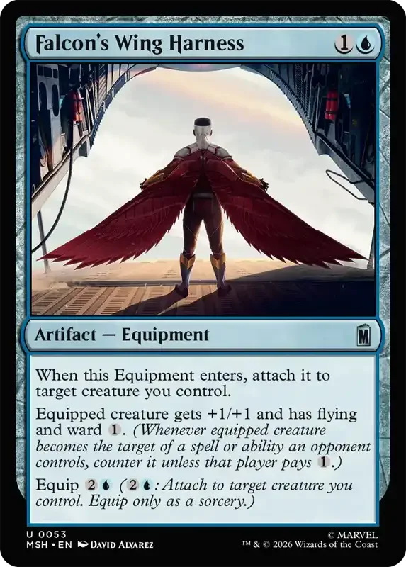 Marvel Super Heroes Set List - Falcon's Wing Harness