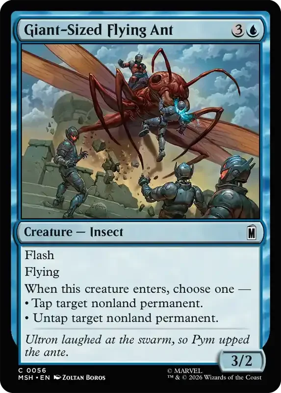 Marvel Super Heroes Set List - Giant-Sized Flying Ant