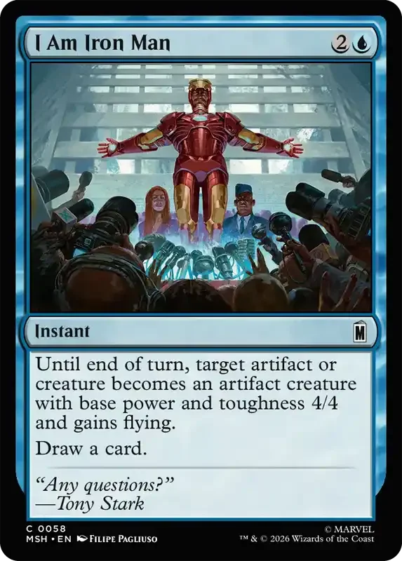 Marvel Super Heroes Set List - I Am Iron Man