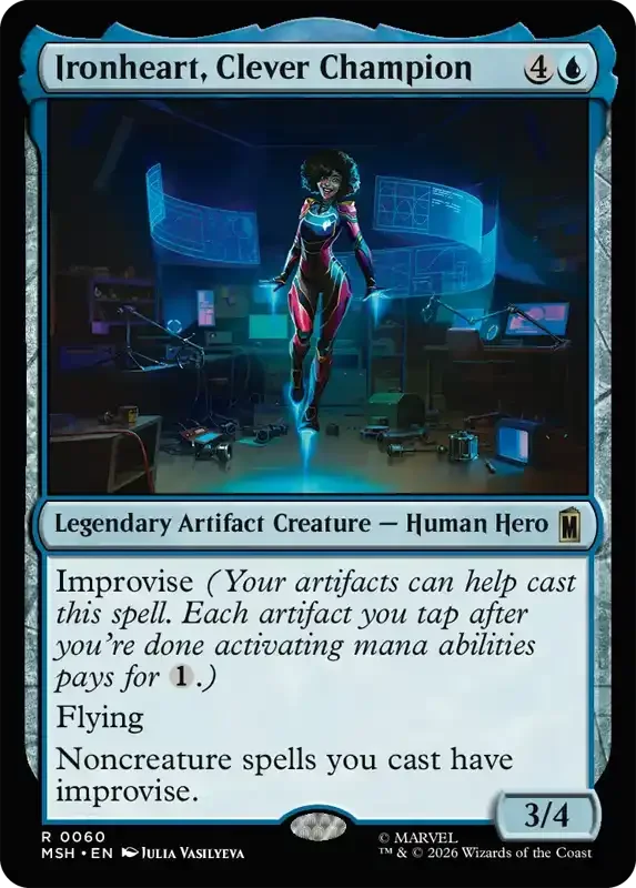 Marvel Super Heroes Set List - Ironheart, Clever Champion