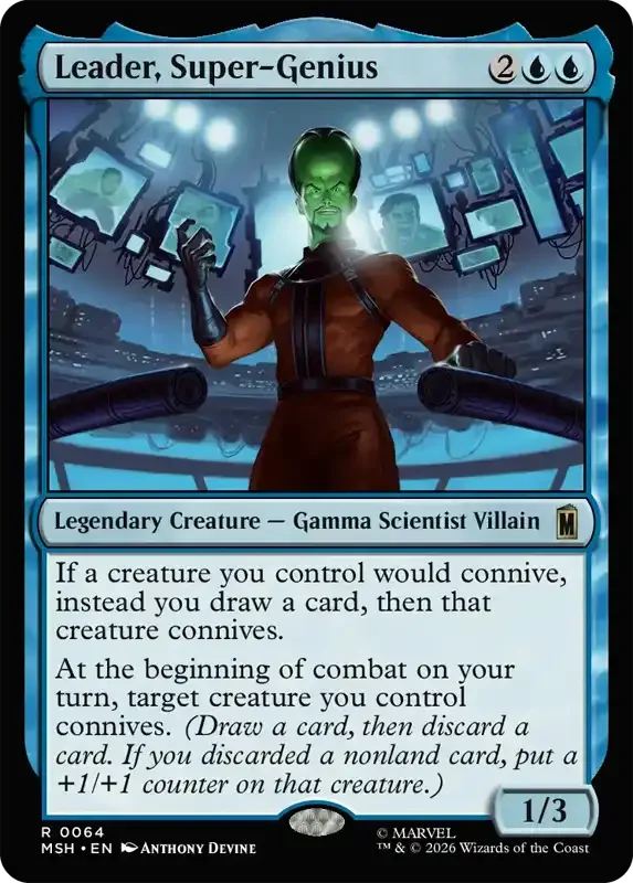 Marvel Super Heroes Set List - Leader, Super-Genius