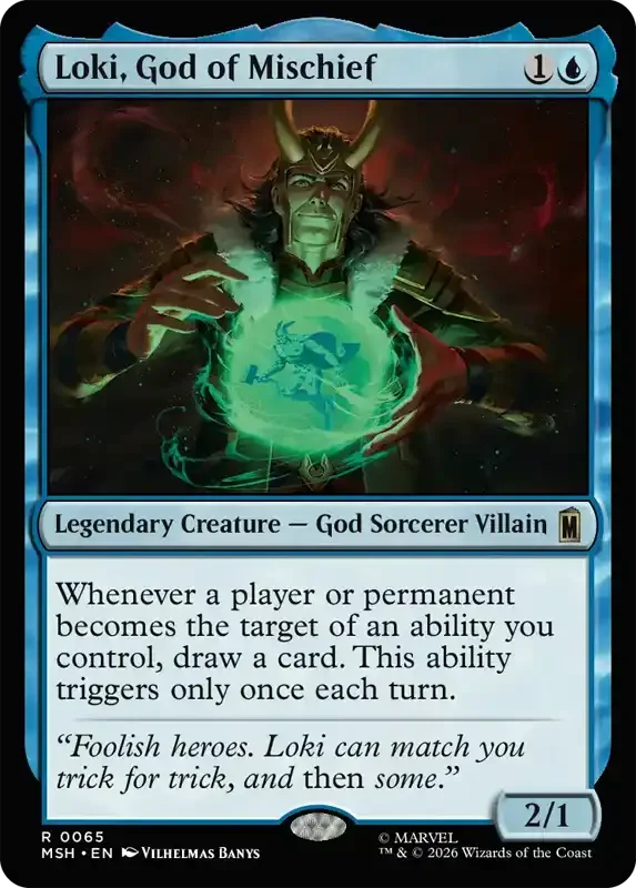 Marvel Super Heroes Set List - Loki, God of Mischief