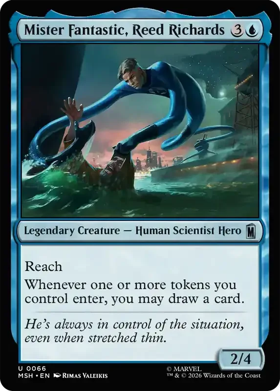 Marvel Super Heroes Set List - Mister Fantastic, Reed Richards
