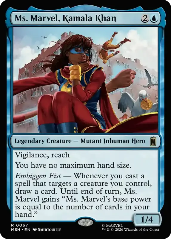 Marvel Super Heroes Set List - Ms. Marvel, Kamala Khan