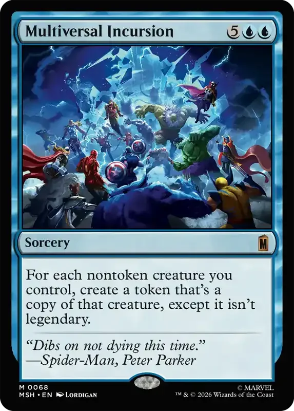 Marvel Super Heroes Set List - Multiversal Incursion
