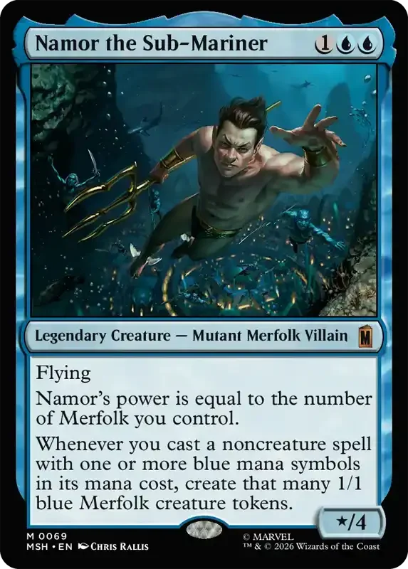 Marvel Super Heroes Set List - Namor the Sub-Mariner
