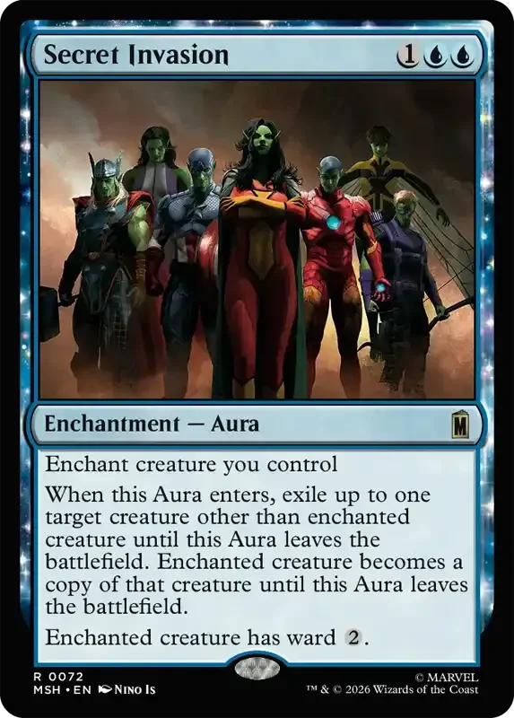 Marvel Super Heroes Set List - Secret Invasion