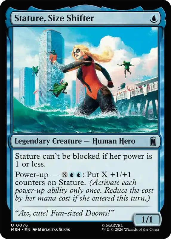 Marvel Super Heroes Set List - Stature, Size Shifter