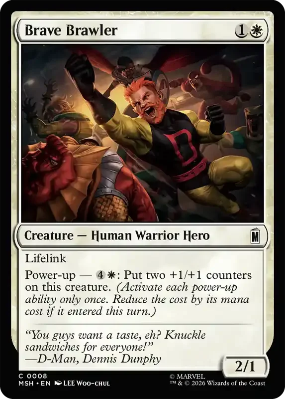 Marvel Super Heroes Set List - Brave Brawler
