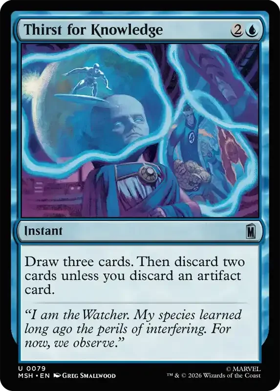 Marvel Super Heroes Set List - Thirst for Knowledge