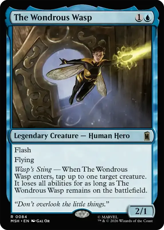 Marvel Super Heroes Set List - The Wondrous Wasp