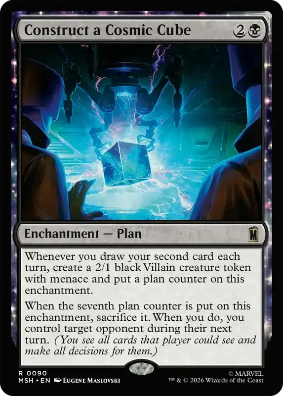 Marvel Super Heroes Set List - Construct a Cosmic Cube