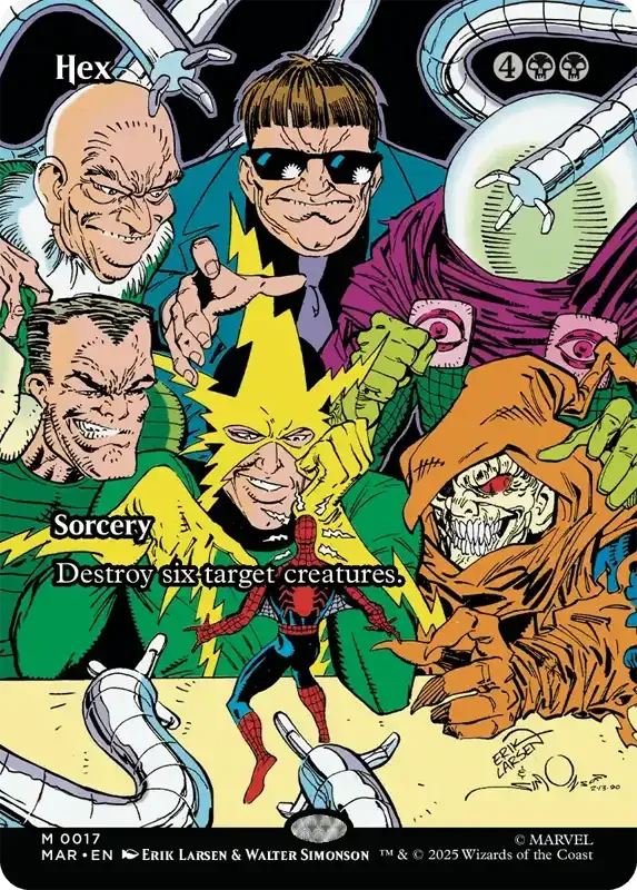 Marvel Super Heroes Set List - Hex