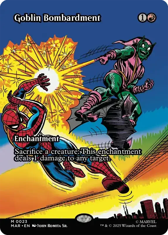 Marvel Super Heroes Set List - Goblin Bombardment