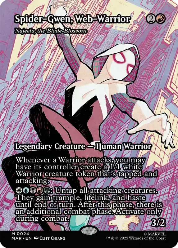 Marvel Super Heroes Set List - Najeela, the Blade-Blossom