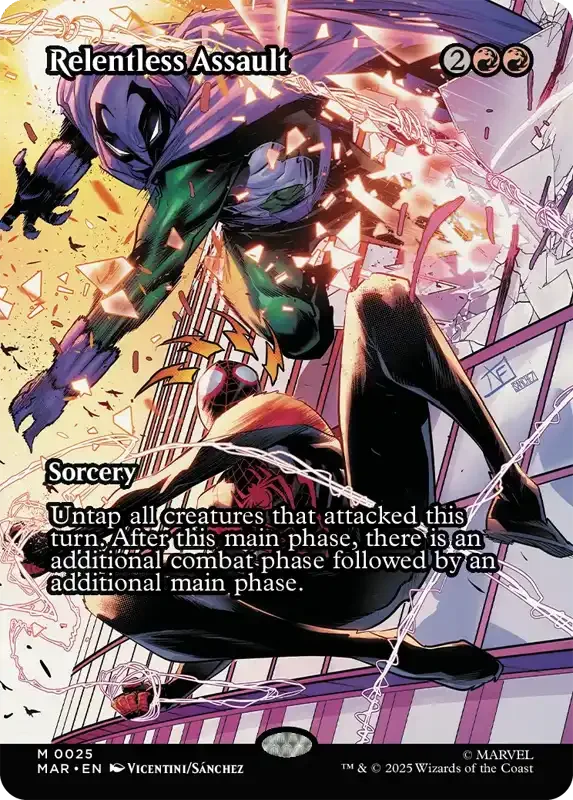 Marvel Super Heroes Set List - Relentless Assault