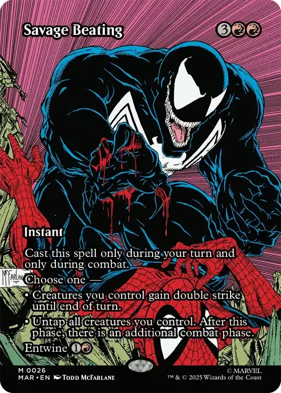 Marvel Super Heroes Set List - Savage Beating