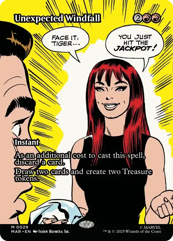 Marvel Super Heroes Set List - Unexpected Windfall