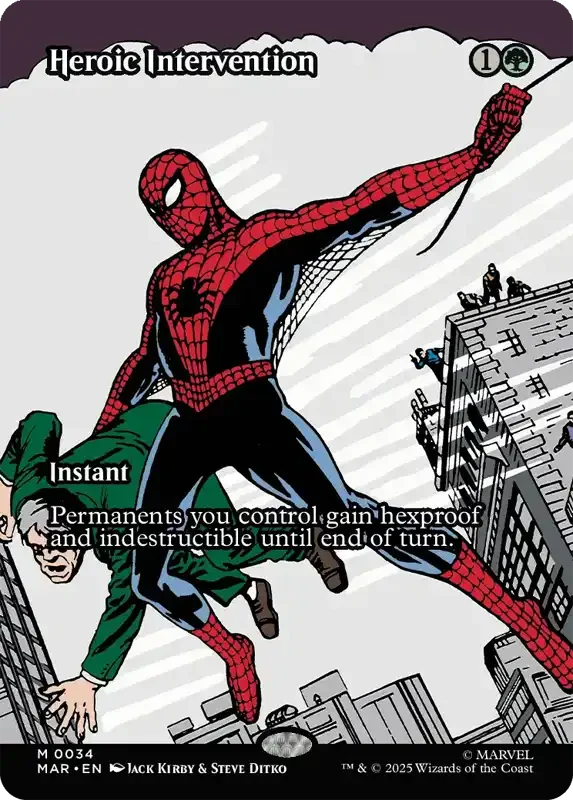 Marvel Super Heroes Set List - Heroic Intervention (Jack Kirby & Steve Ditko)