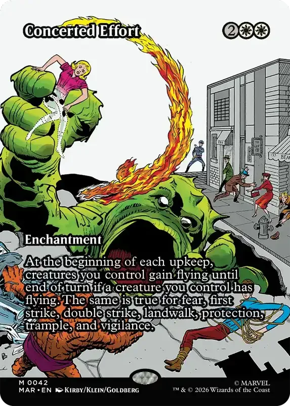 Marvel Super Heroes Set List - Concerted Effort