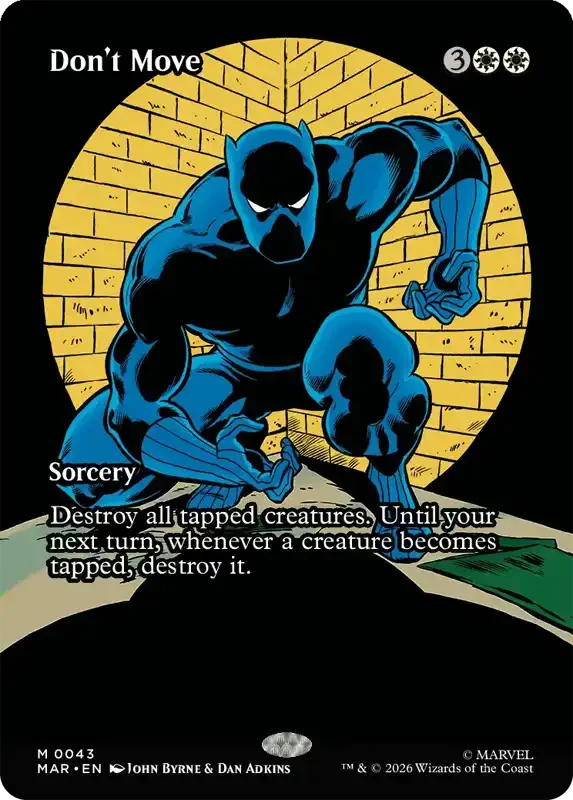 Marvel Super Heroes Set List - Don't Move