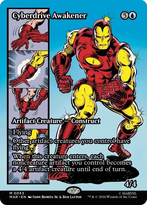Marvel Super Heroes Set List - Cyberdrive Awakener
