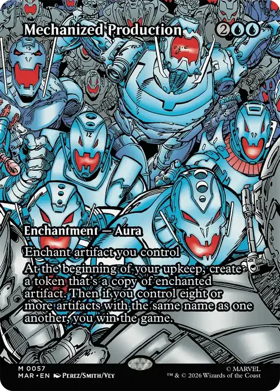 Marvel Super Heroes Set List - Mechanized Production