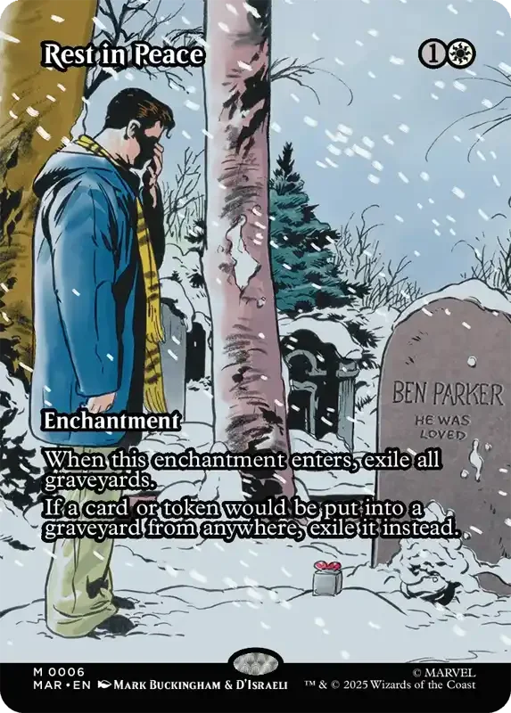 Marvel Super Heroes Set List - Rest in Peace